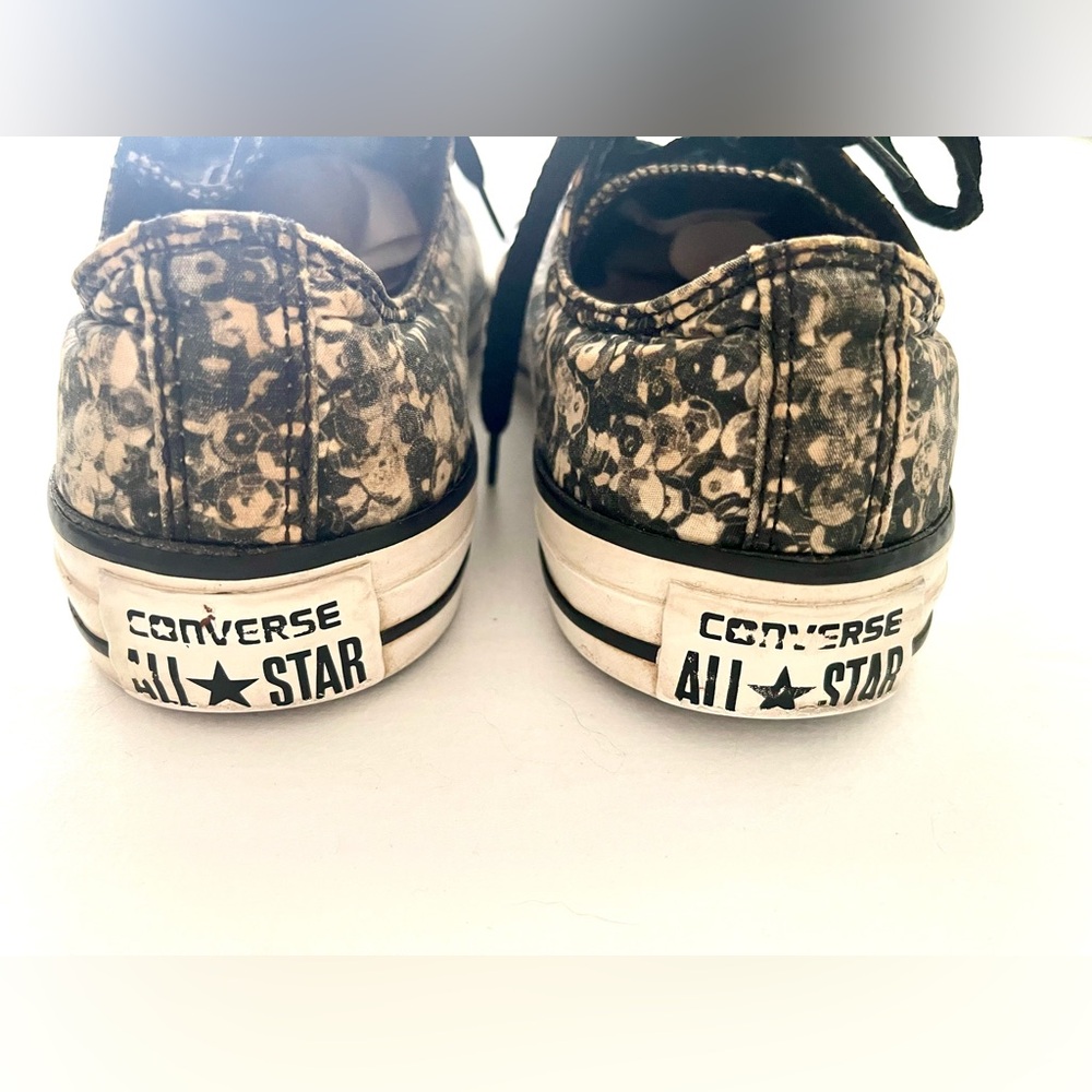 Converse Black/Tan Patterned Sneakers - image 7